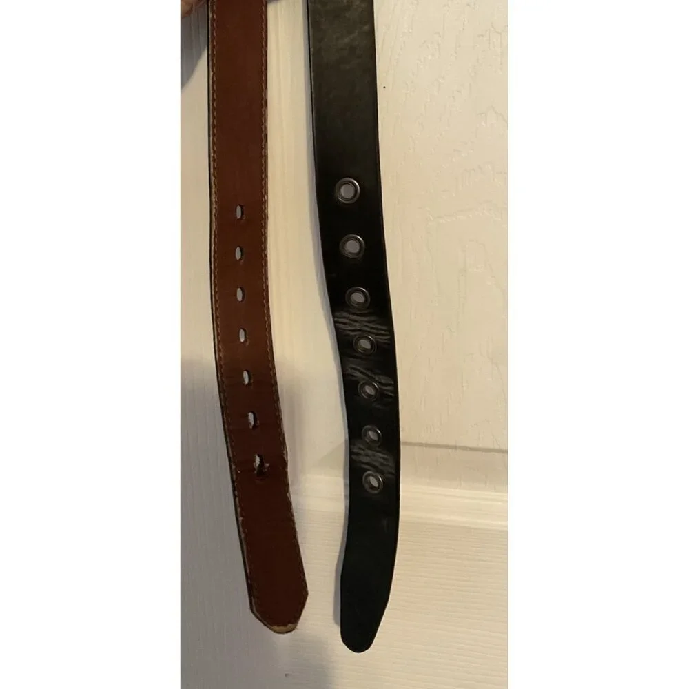 Teen Boys Mens Belts Camo Black Medium 26-28‎ Vegan Leather